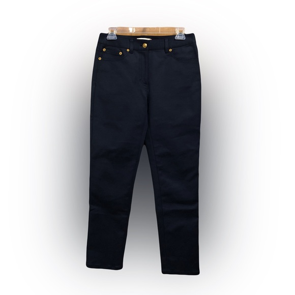 Tory Burch Dark Navy Straight Leg Jeans